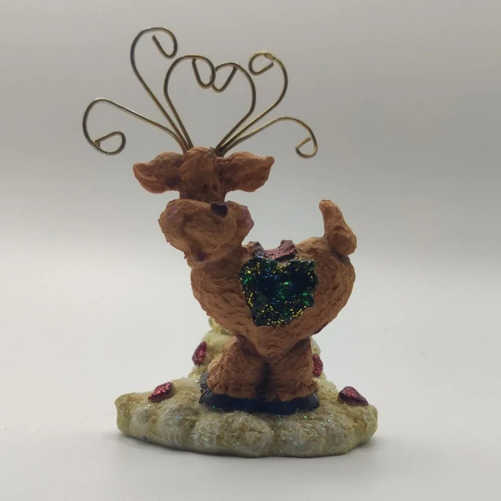 Christmas Reindeer Stocking‎ Candle Holder